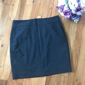 Banana Republic Grey Pencil Skirt